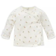 Kaftaniki dla niemowląt - PINOKIO KAFTAN WIAZANY LOVELY DAY BEIGE ECRU MISIE 50 - miniaturka - grafika 1