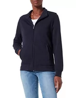 Bluzy damskie - HRM Damska bluza z kapturem 1002, granatowa, regularna - miniaturka - grafika 1