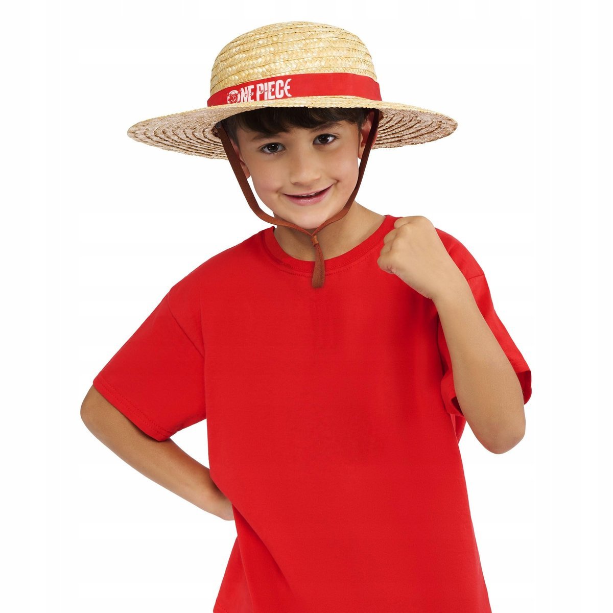 oficjalna czapka rubies one piece monkey d. luffy – dziecięcy kostiumowy dodatek