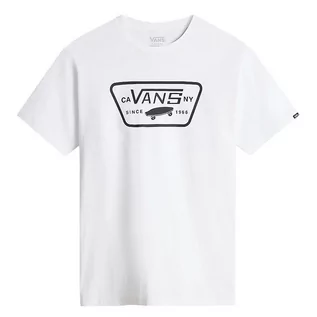 Koszulki męskie - Koszulka Vans Full Patch VN000QN8YB21 - biała - grafika 1