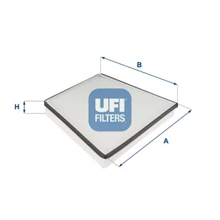 Filtr, wentylacja przestrzeni pasażerskiej UFI Filtry 53.245.00 - Filtry kabinowe - miniaturka - grafika 1