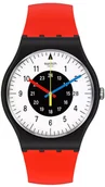 Zegarki męskie - Zegarek Swatch SO32B401-STD ROUGE &amp; NOIR - miniaturka - grafika 1