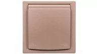 Gniazdka elektryczne - Schneider Asfora gniazdo hermetyczne Schuko podtynkowe pojedyncze z przesłonami brązowe EPH3100369 - miniaturka - grafika 1
