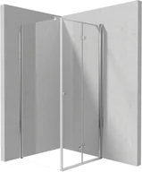Kabiny prysznicowe - Kabina prysznicowa Deante Kerria Plus 80x80 kwadratowa chrom połysk transparentne uniwersalna KKN0X08S08 - miniaturka - grafika 1