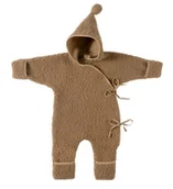 Kombinezony dla dzieci - Binibamba - Wiązany kombinezon z delikatnej wełny merino - bruno L - miniaturka - grafika 1