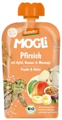 Desery dla dzieci - Mogli Mus jabłko - brzoskwinia - banan - marakuja - owies od 1 roku demeter 100 g Bio - jedzenie - miniaturka - grafika 1