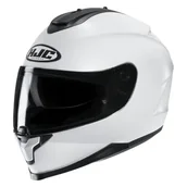 Kaski motocyklowe - Kask Integralny HJC C70N Flat Perłowy Złamany BiałyXS - miniaturka - grafika 1