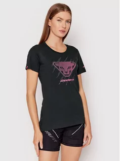 Koszulki i topy damskie - Dynafit T-Shirt Graphic 08-0000070999 Czarny Regular Fit - grafika 1