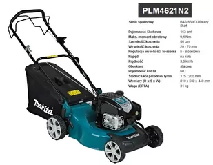 Makita PLM4621N2 - Kosiarki - miniaturka - grafika 3