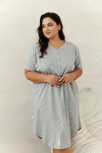 TARO KOSZULA DAMSKA MEG 3367 2XL SZARY - Bielizna nocna - miniaturka - grafika 1