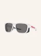 Okulary przeciwsłoneczne - Prada Linea Rossa Okulary Przeciwsłoneczne Ps 07ws weiss - miniaturka - grafika 1
