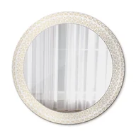 Lustra - Lustro do Łazienki Glamour Indiańska mandala 70cm - miniaturka - grafika 1