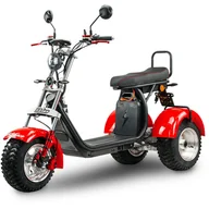 Skutery - Skuter elektryczny BILI COCO SPORT TRÓJKOŁOWY 4000W -czerwony - miniaturka - grafika 1