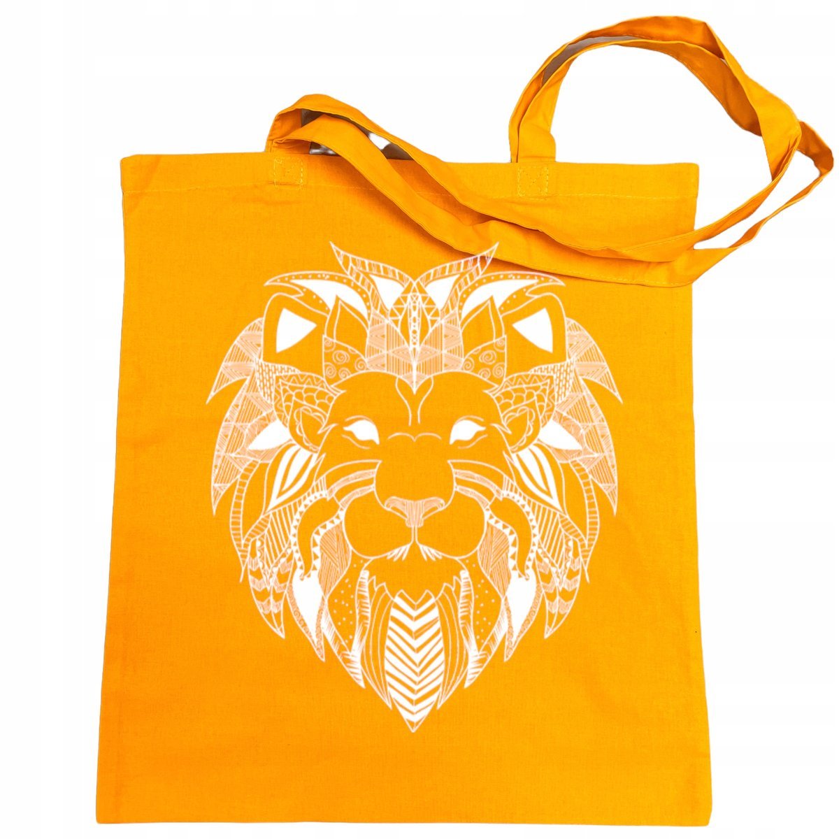 Torba na zakupy nadruk głowa Lew