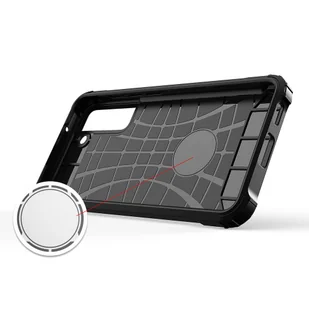 Hybrid Armor pancerne hybrydowe etui pokrowiec Samsung Galaxy S21 FE złoty - Etui i futerały do telefonów - miniaturka - grafika 5