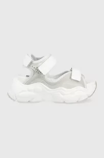 Buffalo sandały damskie kolor biały na platformie - Sandały damskie - miniaturka - grafika 1