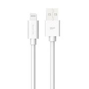 Kable USB - Silicon Power Kabel USB - Lightning LK15AL 1M PVC Mfi White SP1M0ASYLK15AL1W - miniaturka - grafika 1