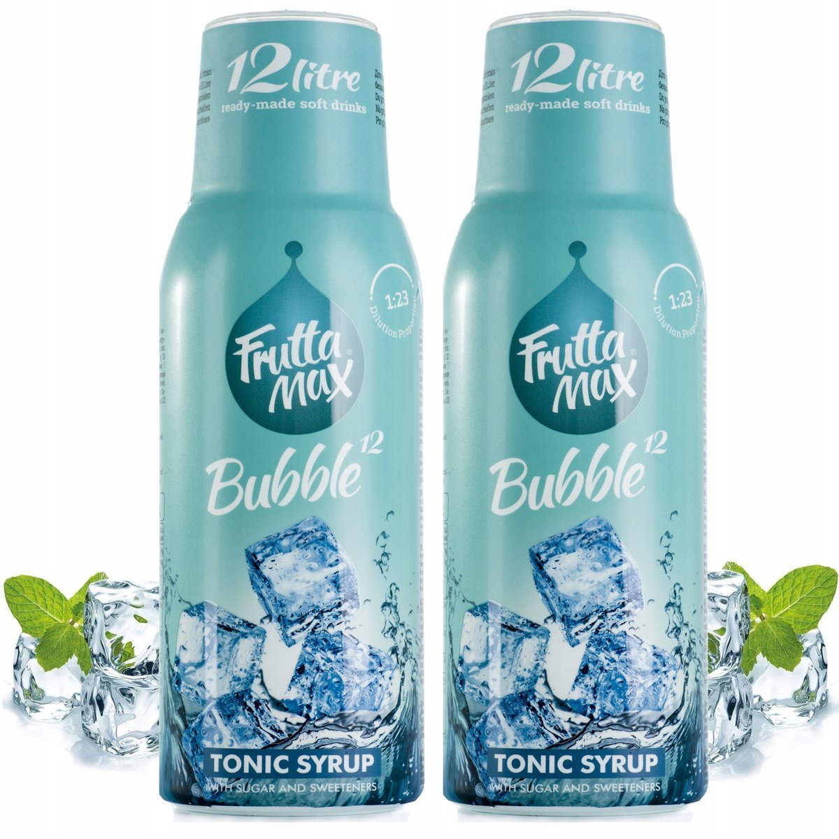 Zestaw 2 koncentratów do Saturatora FruttaMax Tonic Tonik, 500 ml