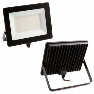 Naświetlacz LED Halogen Zewnętrzny do Magazynu 100W Lampa 6500K Zimna - Lampy ogrodowe - miniaturka - grafika 1
