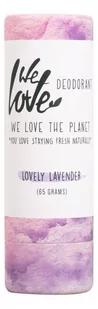 We Love the Planet Lovely Lavender - Naturalny dezodorant w sztyfcie kartonowym z olejkami eterycznymi 1FE8-1420C - Dezodoranty i antyperspiranty unisex - miniaturka - grafika 1