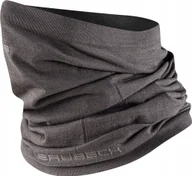 Czapki i chusty sportowe damskie - Brubeck KM10360 Komin unisex wełniany stalowy S/M - miniaturka - grafika 1