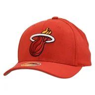 Czapki męskie - Czapka z daszkiem bejsbolowa Mitchell & Ness Miami Heat Snapback - miniaturka - grafika 1