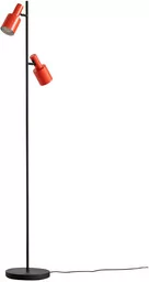 Lindby - Ovelia Lampa Podłogowa Orange/Black Lindby - Lampy stojące - miniaturka - grafika 1