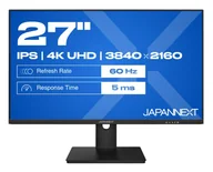 Monitory - JAPANNEXT JN-IPS270UHD60F 27" 4K Ultra HD LED Czarny - miniaturka - grafika 1