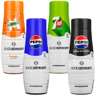 4 Syropy Sodastream Pepsi Mirinda 7Up Koncetrat Do Saturatora Do 36L Napoju - Syropy i koncentraty owocowe - miniaturka - grafika 1