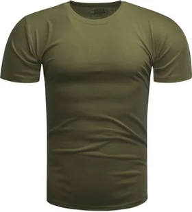 Koszulka męska t-shirt gładki zielony Recea - Koszulki męskie - miniaturka - grafika 1