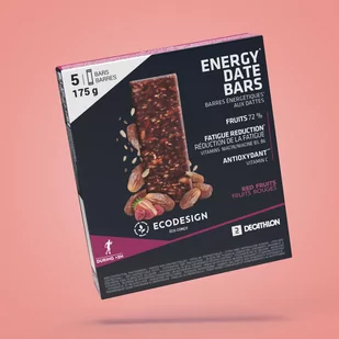 Baton energetyczny daktyle i czerwone owoce 5x35g - Produkty energetyczne i izotoniki - miniaturka - grafika 1