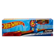 Tory, garaże, parkingi - Hot Wheels, Action, Spin & Score, zestaw kaskaderski z autem - miniaturka - grafika 1