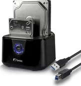 Obudowy i kieszenie na dyski twarde - Stacja dokująca Fantec FANTEC DS-X2U3-Glanz - Bis zu 2x 6,35cm 2,5Zoll und/oder bis zu 8,89cm 2x 3,5Zoll SATA HDD Klon & Dockingstation 2494 - miniaturka - grafika 1