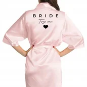Piżamy damskie - SZLAFROK SATYNOWY Na Wieczór Panieński Dla BRIDE Personalizowany Wzory - miniaturka - grafika 1