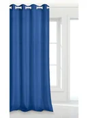 Zasłony - Zasłona Gotowa Szafirowa 140X250 Na Przelotkach Viva Classic Blue Do Salonu - miniaturka - grafika 1