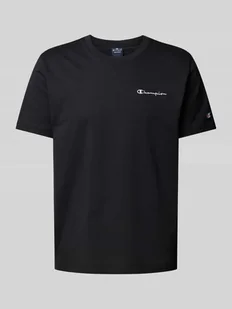 T-shirt z wyhaftowanym logo - Koszulki męskie - miniaturka - grafika 1