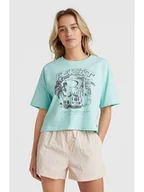 Koszulki i topy damskie - O'Neill Koszulka "Stream" w kolorze turkusowym - miniaturka - grafika 1