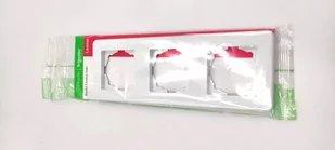 LEDart Leona 3-krotna biała (LNA5804321) LNA5804321 - Klawisze i ramki - miniaturka - grafika 1