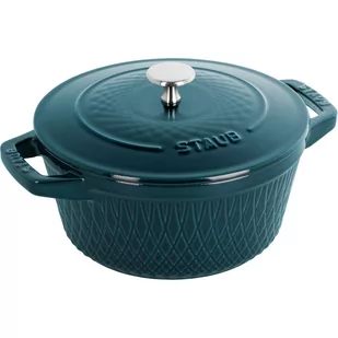Staub, Garnek żeliwny okrągły 2.3 l, Morski - Garnki - miniaturka - grafika 1