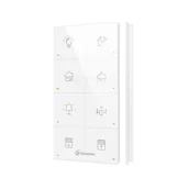 Systemy inteligentnych domów - Grenton Panel dotykowy Grenton / 8 pól dotykowych / TF-Bus / biały szklany front - miniaturka - grafika 1