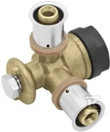 Łączniki, trójniki, kształtki - Podejście do baterii KAN-therm Press kątowe 16x2 G1/2" z (korkiem i śrubką) - miniaturka - grafika 1