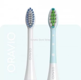 Końcówki Oravio Sensitive & Tongue Scraper White - Końcówki do szczoteczek elektrycznych - miniaturka - grafika 1