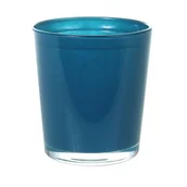 Donice - Osłonka szklana STORCZYK CYNTIA 13 cm niebieski petrol - miniaturka - grafika 1