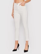 Spodnie damskie - TWINSET Jeansy 221TP2620 Biały Skinny Fit - miniaturka - grafika 1