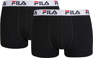 Fila Bokserki Męskie 2-Pack Czarny, S - Majtki męskie - miniaturka - grafika 1