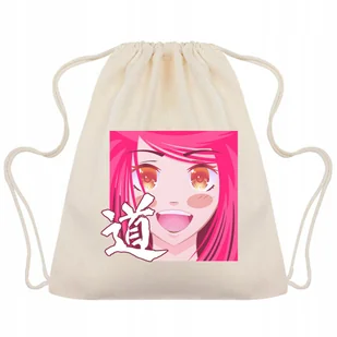 WOREK PLECAK do Szkoły Na Buty RÓŻOWE ANIME Wzory - Plecaki szkolne i tornistry - miniaturka - grafika 1