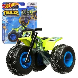 Hot Wheels Monster Trucks Pojazd 1:64 Tri To Crush-Me - Samochody i pojazdy dla dzieci - miniaturka - grafika 1