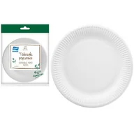 Naczynia i sztućce jednorazowe - Talerzyki papierowe Green for Tomorrow 12 sztuk - miniaturka - grafika 1