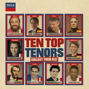 TEN TOP TENORS Various Artists - Muzyka klasyczna - miniaturka - grafika 1