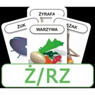 Gry karciane - Komlogo Logopedyczny Piotruś. Część II - głoska Ż/RZ - miniaturka - grafika 1